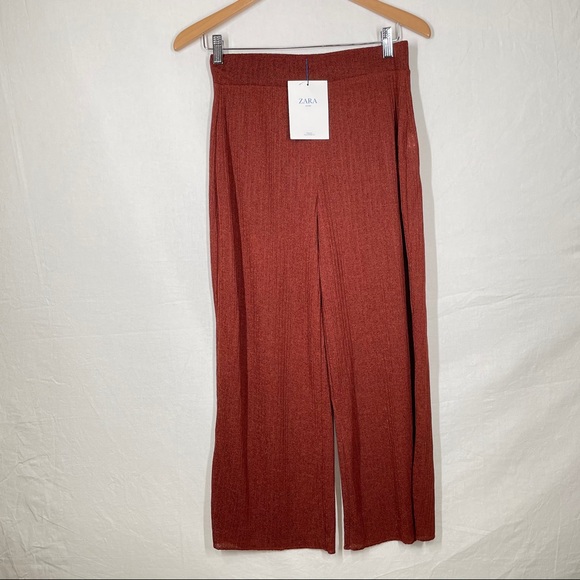 Zara Circular S Lightweight Palazzo Pant Wide Leg - Picture 3 of 10